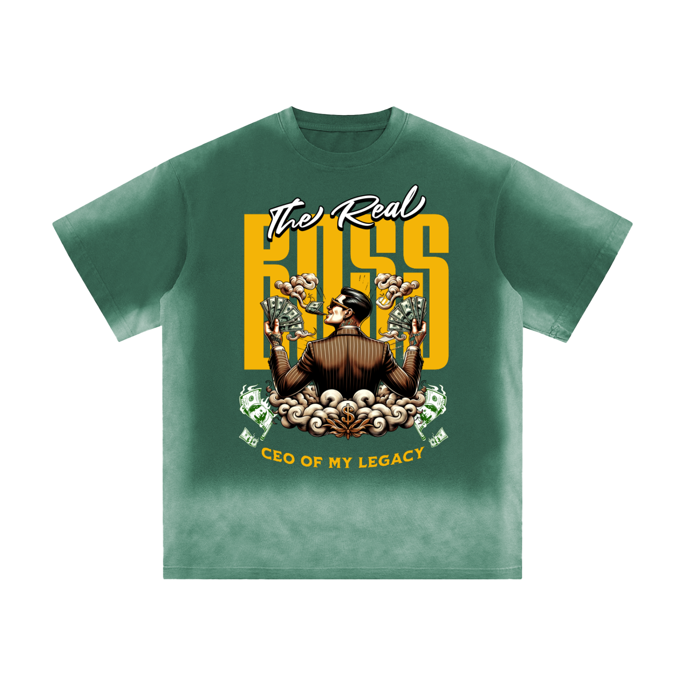 The Real Boss Sunfade Edge T-Shirt