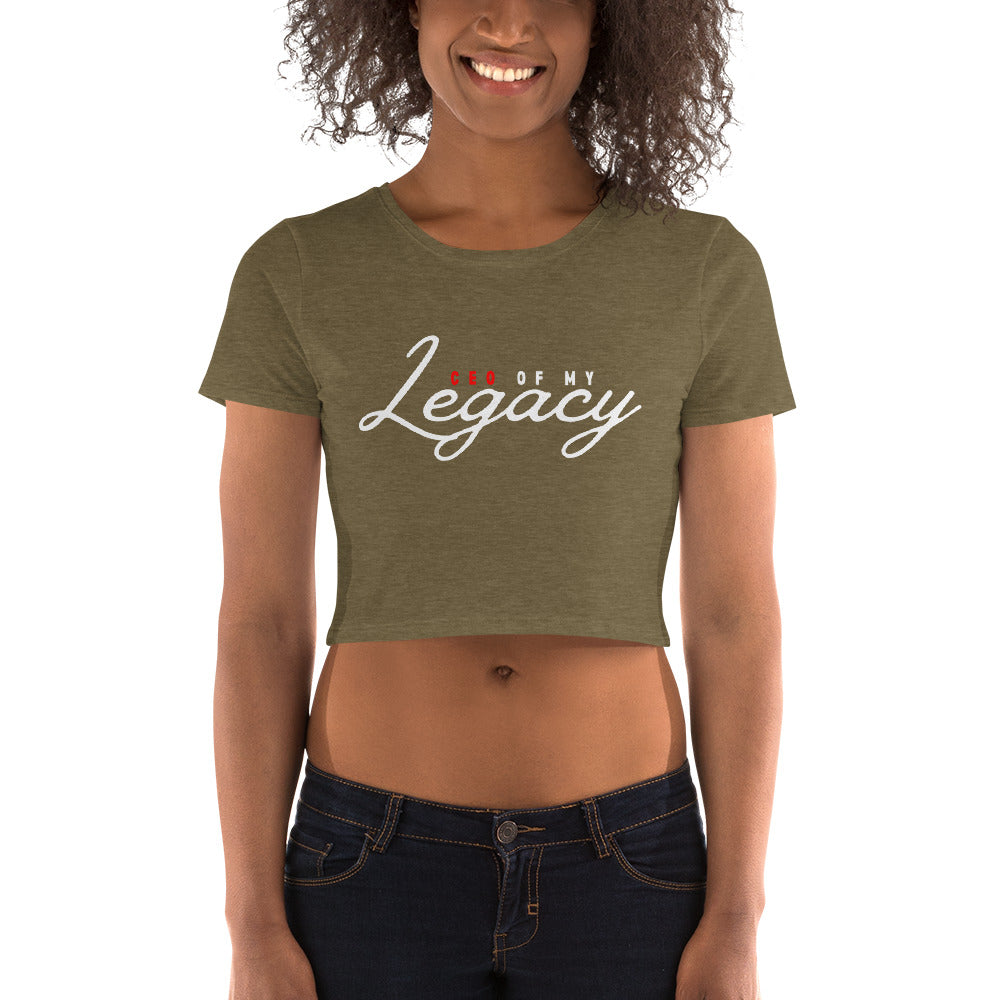 CEO of my Legacy Women’s Crop Tee